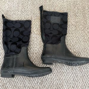Coach galoshes / wellies